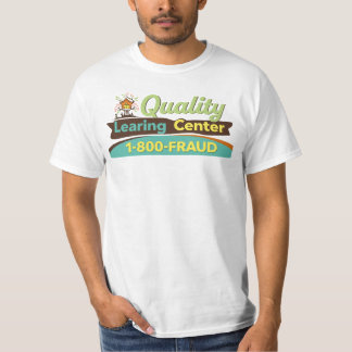 Camiseta Centro de Aprendizaje de Calidad 1-800-ESTAFA | Mi