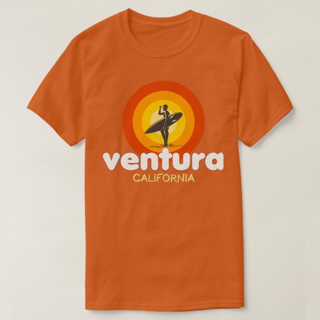Camiseta Centro de California Ventura California Ventura Ca (Diseño del anverso)