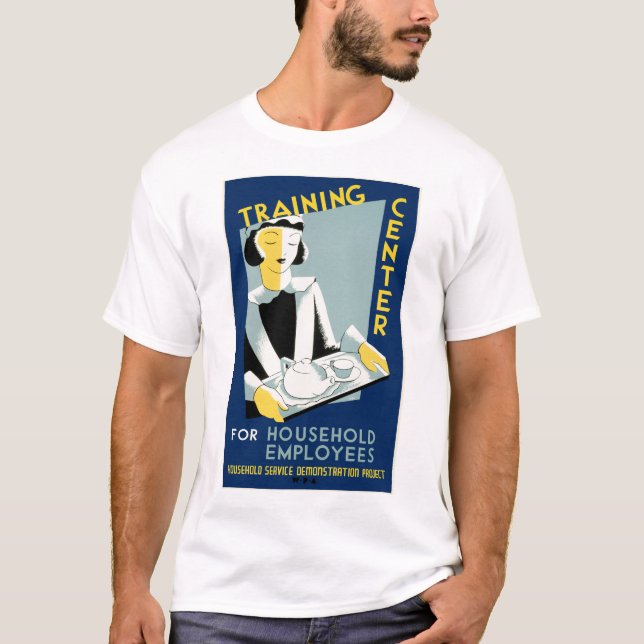 Camiseta Centro de capacitación para empleados domésticos (Anverso)
