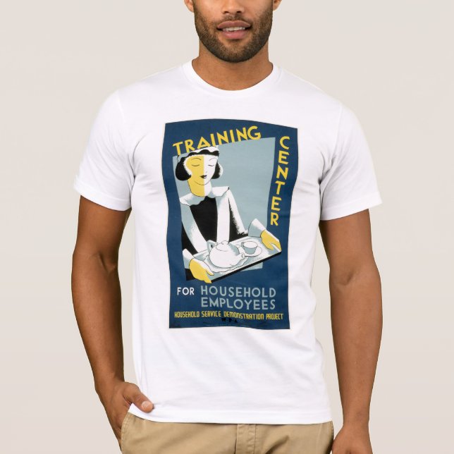 Camiseta Centro De Capacitación Para Empleados Domésticos (Anverso)
