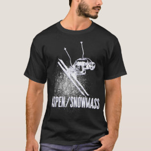 Camiseta Centro de esquí Retro Vintage Aspen SnowMass CO