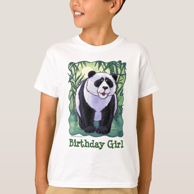 Camiseta Centro de Fiesta de Oso Panda (Anverso)
