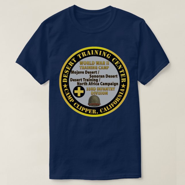 Camiseta Centro de Formación del Desierto de Camp Clipper C (Diseño del anverso)