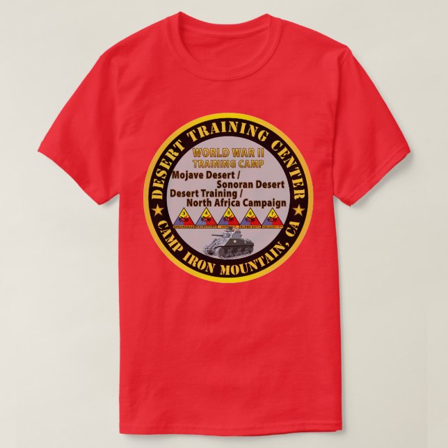 Camiseta Centro de Formación del Desierto del Campo Iron Mo (Diseño del anverso)