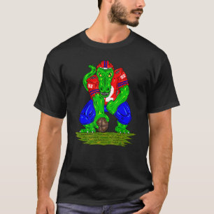 Camiseta Centro de Fútbol de Dinosaurio Rex Dino