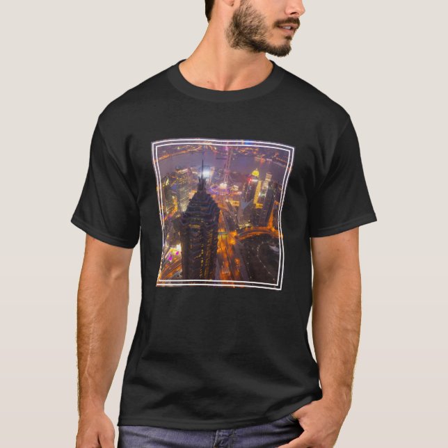 Camiseta Centro de la ciudad de Shanghai (Anverso)