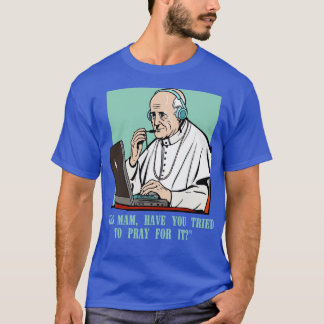 Camiseta centro de llamadas pope Customer Service Agent rec