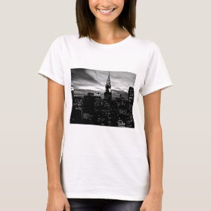 Camiseta Centro de Nueva York en blanco y negro