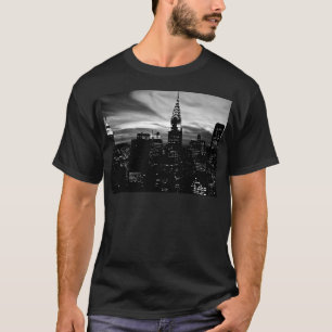 Camiseta Centro de Nueva York en blanco y negro