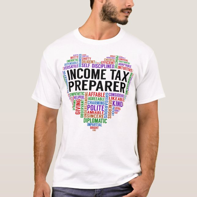 Camiseta Centro de preparación de impuestos sobre la renta (Anverso)