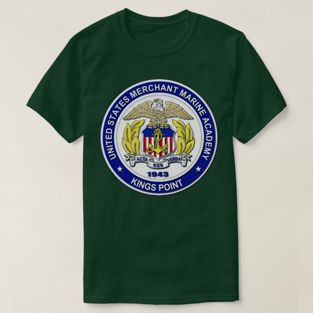 Camiseta Centro de Reyes de la Academia Marina Mercante de  (Diseño del anverso)