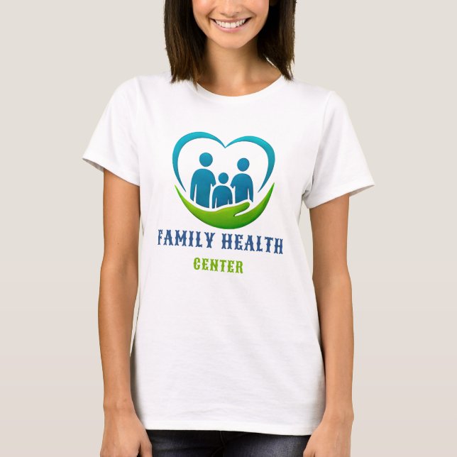 Camiseta Centro de salud familiar para práctica médica 👨‍� (Anverso)