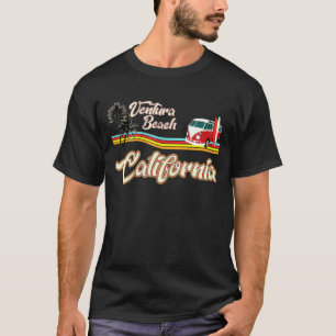 Camiseta Centro de Ventura California Surfing Beach Retro S