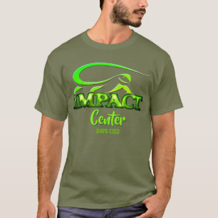 Camiseta Centro del impacto - diseño de la iguana