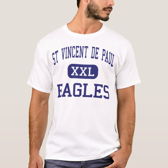 Camiseta Centro Detroit de San Vicente De Paul Eagles (Anverso)