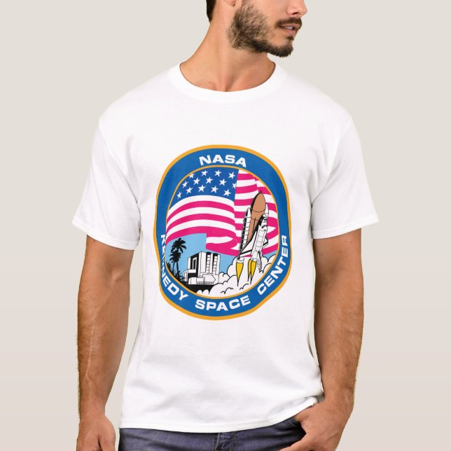 Camiseta Centro Espacial Kennedy de la NASA (Anverso)