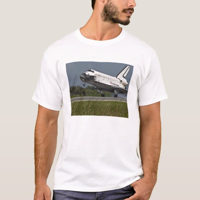 Camiseta Centro espacial Kennedy del aterrizaje del lanzado (Anverso)