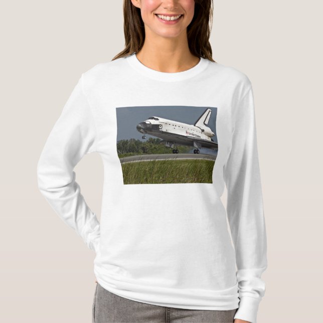 Camiseta Centro espacial Kennedy del aterrizaje del lanzado (Anverso)