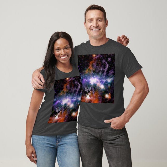 Camiseta Centro Galáctico de la Galaxia Vía Láctea Hubble (Unisexo)