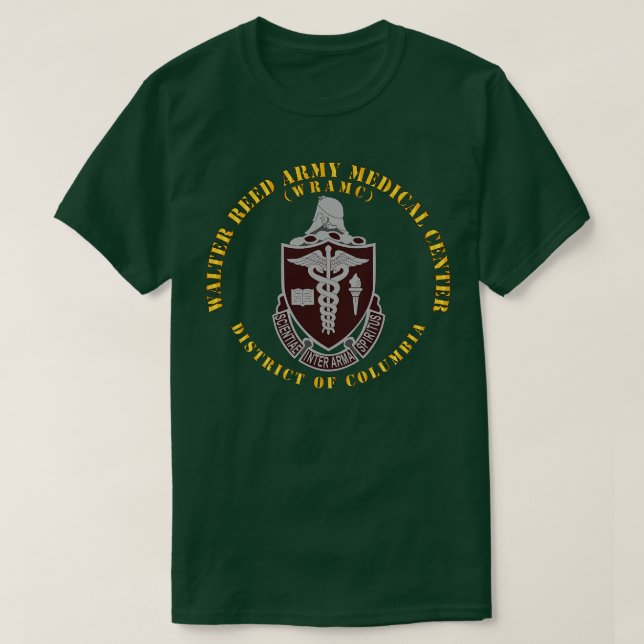 Camiseta Centro Médico Walter Reed Distrito de Columbia (Diseño del anverso)