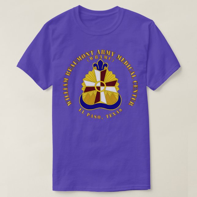 Camiseta Centro Médico William Beaumont El Paso Texas (Diseño del anverso)