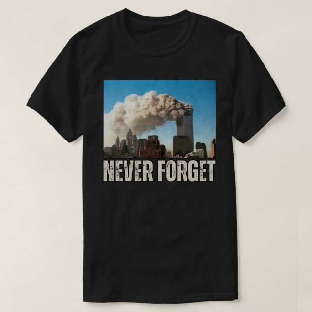 Camiseta Centro Mundial de Comercio Torres Gemelas (Diseño del anverso)