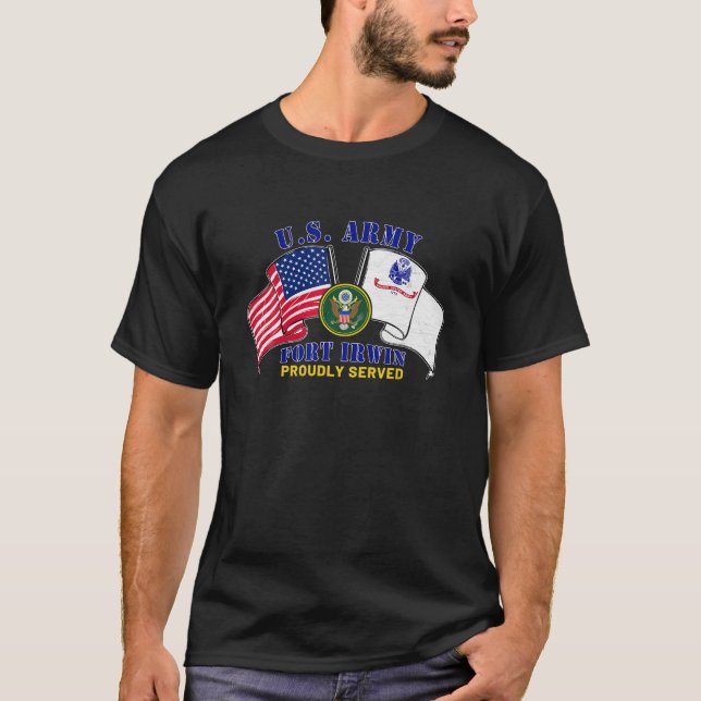 Camiseta Centro Nacional de Formación Fort Irwin California (Anverso)