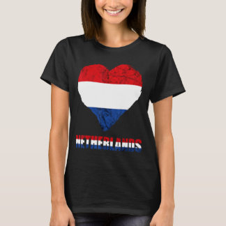 Camiseta Centro neerlandés orgullo holandés hol bandera nee