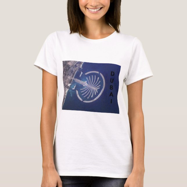 Camiseta Centro turístico árabe de la Palma-Isla de Dubai (Anverso)