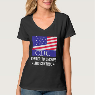Camiseta Centros De Cdc Para Decejar Y Controlar La Bandera