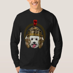Camiseta Centurión Bichon Frise Antigua Roma Imperio Romano
