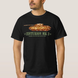 Camiseta Centurion MK 3 Tank británico MBT de la Guerra Frí