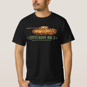 Camiseta Centurion MK 3 Tank británico MBT de la Guerra Frí