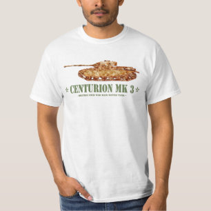 Camiseta Centurion MK 3 Tank británico MBT de la Guerra Frí
