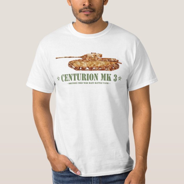 Camiseta Centurion MK 3 Tank británico MBT de la Guerra Frí (Anverso)