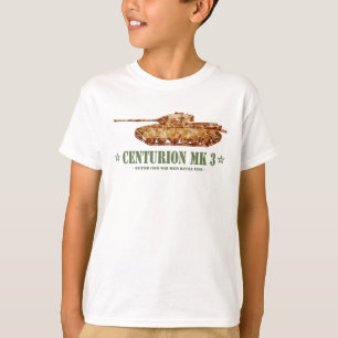 Camiseta Centurion MK 3 Tank británico MBT de la Guerra Frí