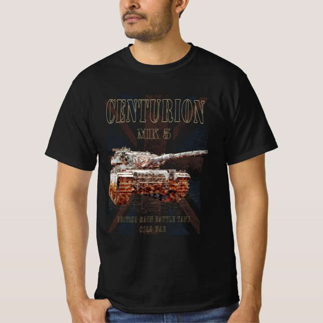 Camiseta Centurion MK 5 MBT. Tanque de batalla principal br (Anverso)