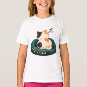 Camiseta "CEO de la siesta" Gato durmiendo en el sofá