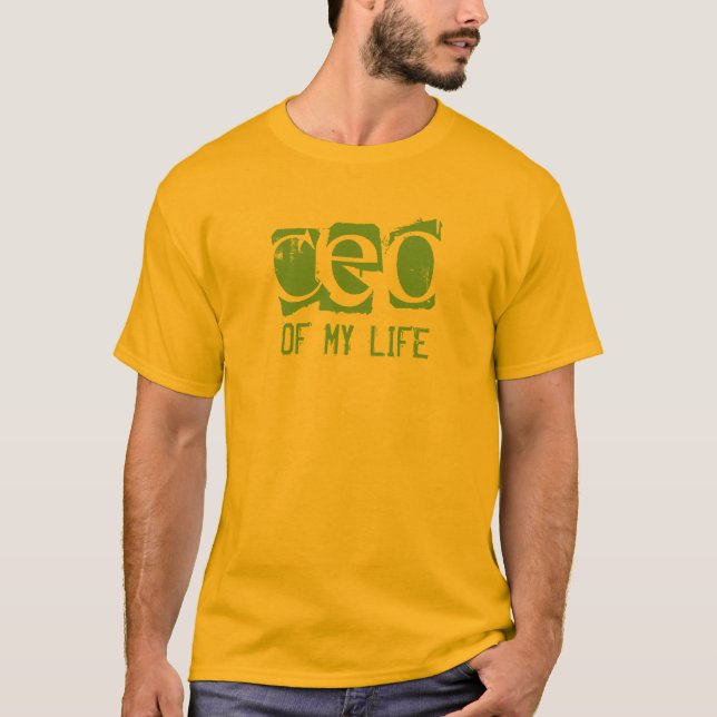 Camiseta CEO de MI verde de la VIDA (Anverso)