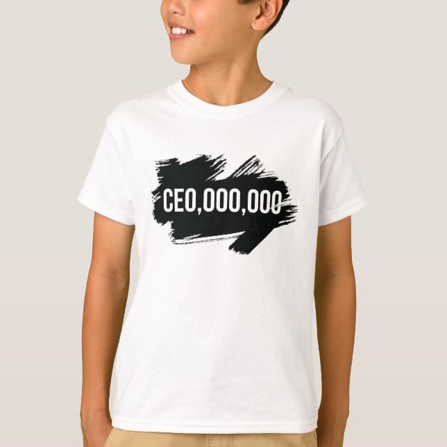 Camiseta CEO, empresario 000.000 (Anverso)