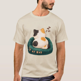 Camiseta "CEO of Nap" Cat Sleeping on The Couch