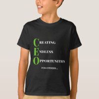 Ceo T Shirt Creando Oportunidad Jefe de Éxito Moti