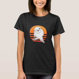 Camiseta Cepa de foca de acero suave Adorable Mano de diver