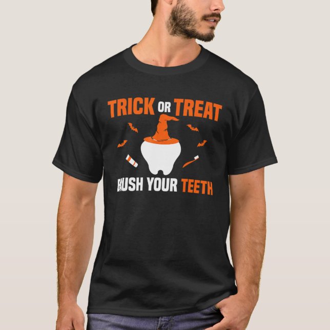 Camiseta Cepillarse los dientes Dientes Funny Dentist Offic (Anverso)