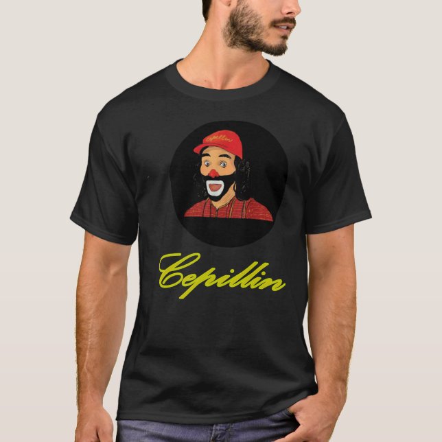 Camiseta Cepillin Clown RIP Shirt Med Cancer Fallece el pay (Anverso)