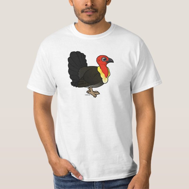 Camiseta Cepillo de Australia Birdorable (Anverso)