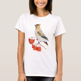 Camiseta Cepillo de aves de la selva acuarela