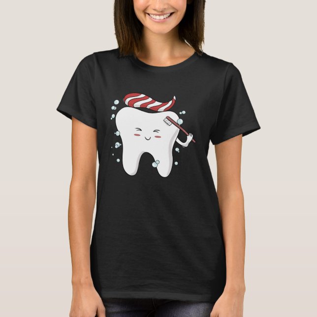 Camiseta cepillo de dientes Dentista Dental Care Dental Ass (Anverso)