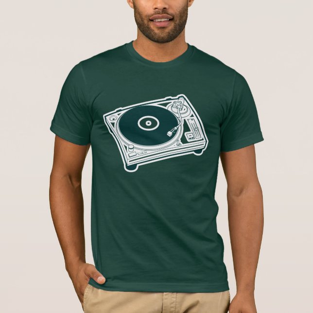 Camiseta Cera de antaño (tornamesa) (Anverso)
