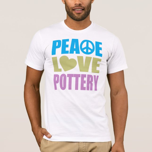 Camiseta Cerámica de amor por la paz (Anverso)